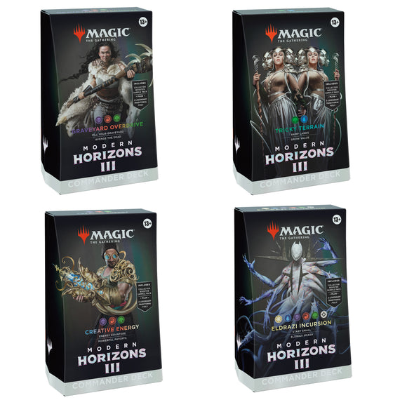 (PREORDER) Magic - Modern Horizons 3 Commander Deck CASE (4 decks)