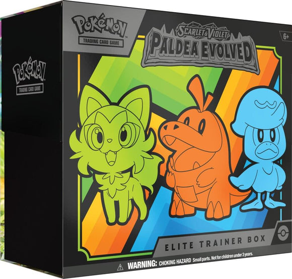 Pokemon TCG S&V Paldea Evolved Elite Trainer Box