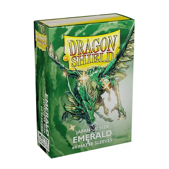 Dragon Shield - Box 60 - Emerald MATTE Japanese Size