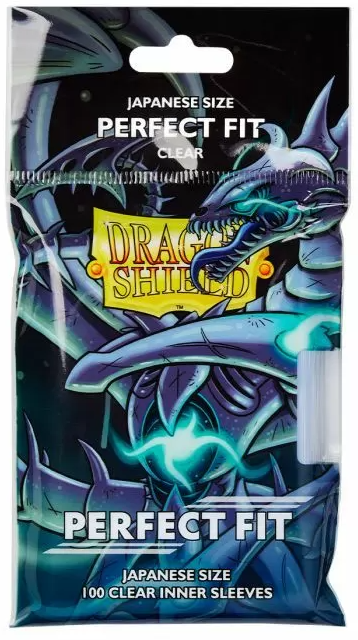 Dragon Shield Perfect Fit 100 Japanese Clear - The Gaming Verse