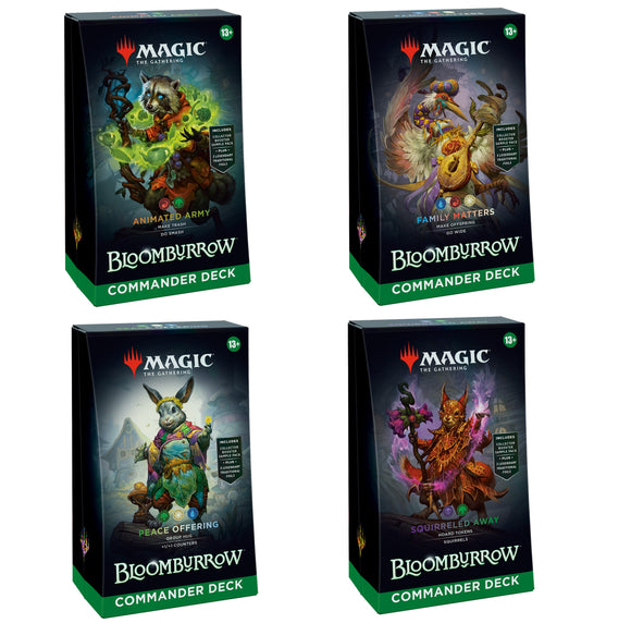 (PREORDER) Magic - Bloomburrow Commander Deck CASE (all 4)