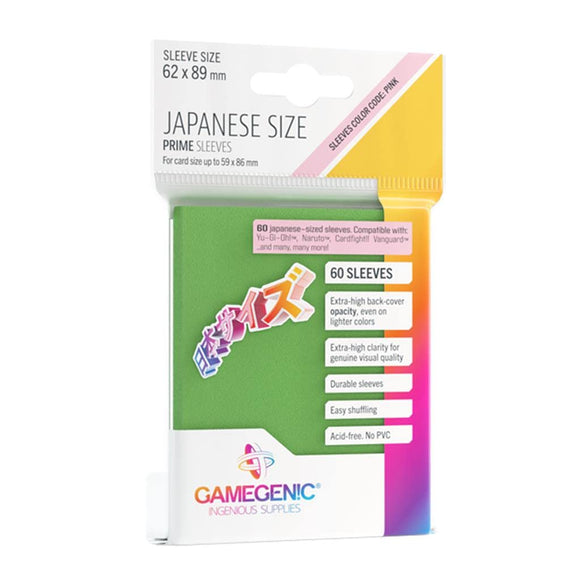 Gamegenic Prime Japanese Sleeves Green
