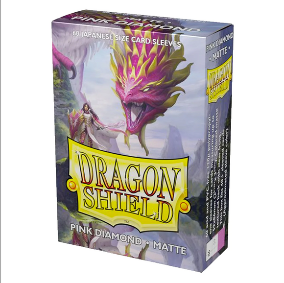 Dragon Shield - Japanese (60 sleeves) - Pink Diamond Matte