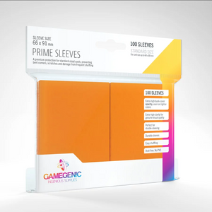 Gamegenic Prime Card Game Sleeve Orange (100)