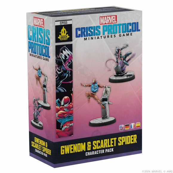 (PREORDER) Marvel Crisis Protocol Miniatures Game Gwenom & Scarlet Spider