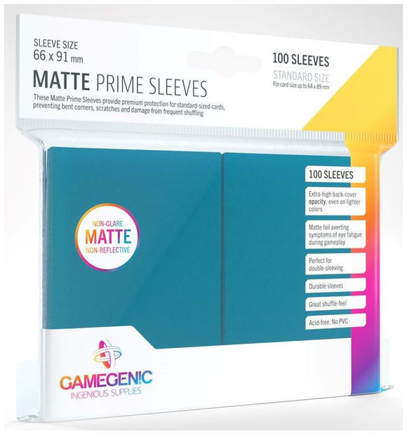 Gamegenic - Matte Prime Card Sleeves Blue (100)