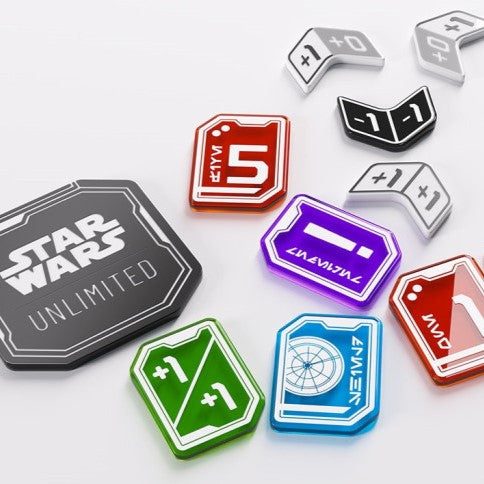 (PREORDER) Gamegenic Star Wars Unlimited Acrylic Tokens
