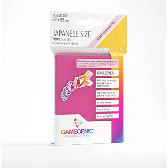 Gamegenic Prime Japanese Sleeves Pink