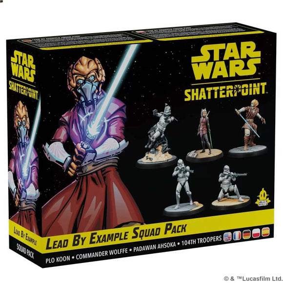 Star Wars Shatterpoint Lead By Example Squad Pack (Plo Koon)