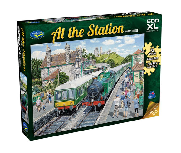Oakworth At The Station Corfe Castle 500pc Puzzle - The Gaming Verse
