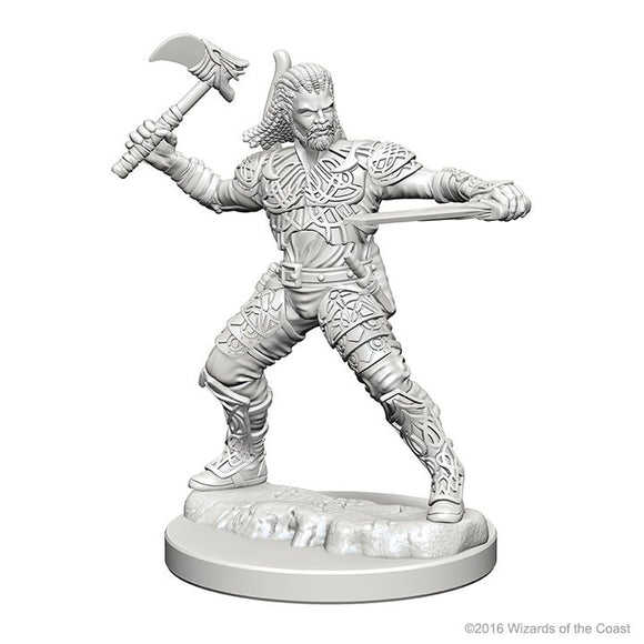D&D - Unpainted Human male Ranger - The Gaming Verse