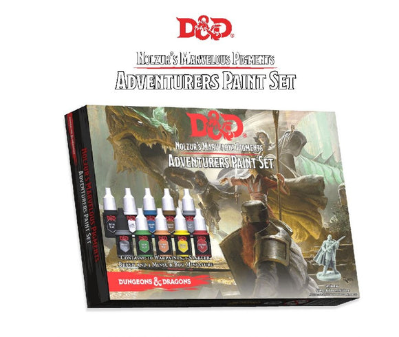 D&D - Nolzurs Marvelous Pigments Adventurers Paint Set - The Gaming Verse