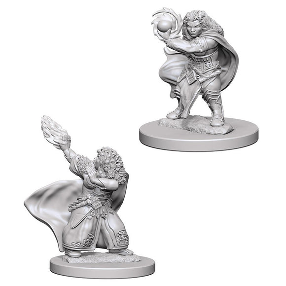 D&D - Unpainted Dwarf Female Wizard - The Gaming Verse
