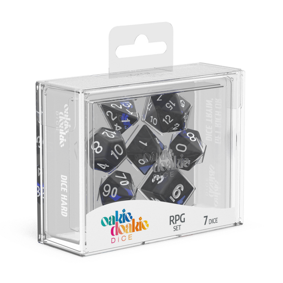 Oakie Doakie Dice RPG Set Enclave - Sapphire (7) - The Gaming Verse