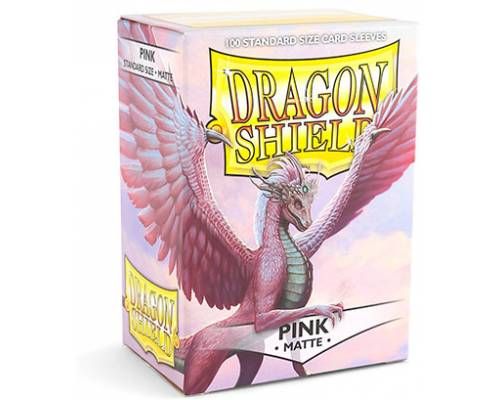 Dragon Shield Matte Pink 100 - The Gaming Verse