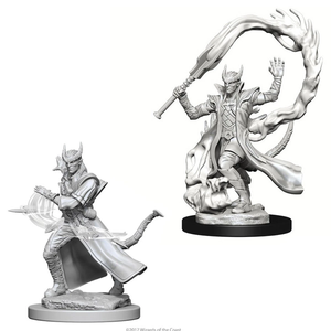 D&D - Unpainted Tiefling Male Sorcerer - The Gaming Verse