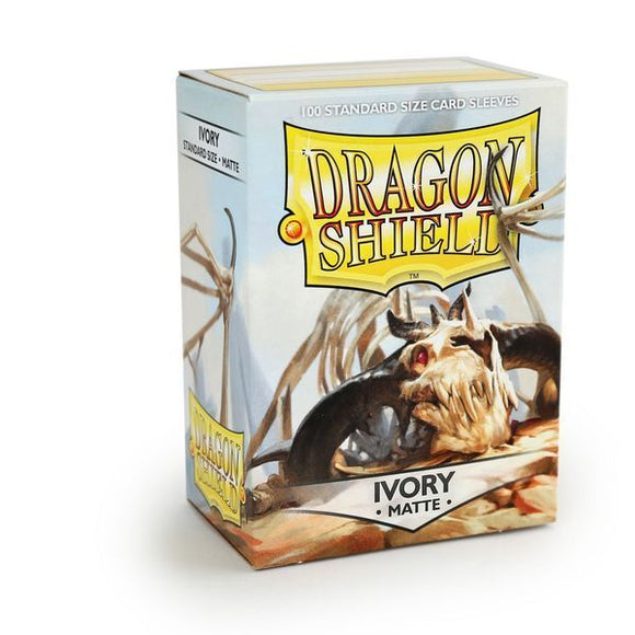 Dragon Shield Standard Ivory Matte - The Gaming Verse