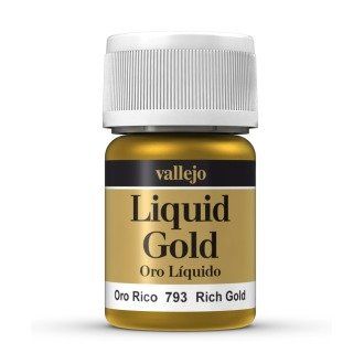 Vallejo Metallic Rich Gold 35ml - The Gaming Verse