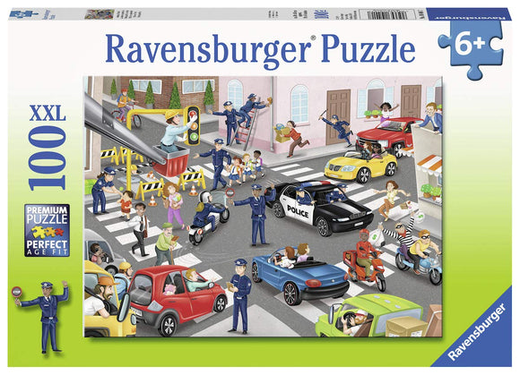 Ravensburger - Police on Patrol Puzzle 100pc - The Gaming Verse