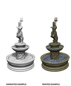 WizKids Deep Cuts Unpainted Miniatures Fountain - The Gaming Verse