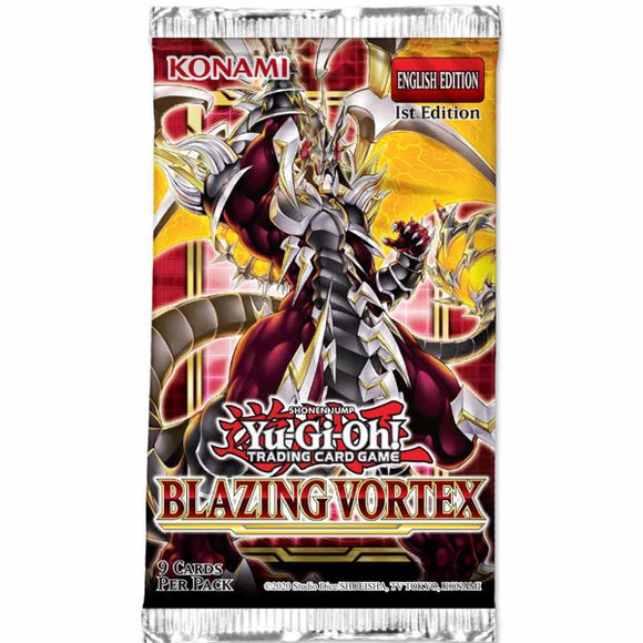 Yugioh - Blazing Vortex Booster Pack - The Gaming Verse