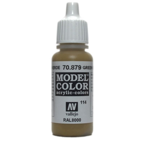 Vallejo Model Colour Greenbrown 17ml - The Gaming Verse