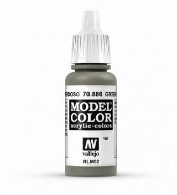 Vallejo Model Colour Green Grey 17ml - The Gaming Verse