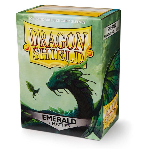 Dragon Shield Standard 100 Emerald MATTE - The Gaming Verse