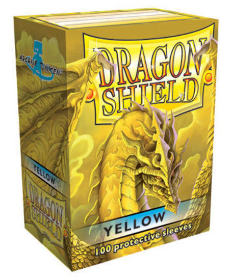 Dragon Shield 100 Yellow - The Gaming Verse