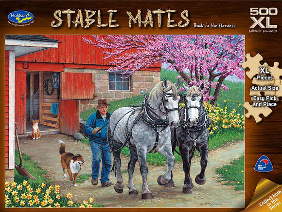 Stable Mates Back in the Harness 500pc XL - The Gaming Verse