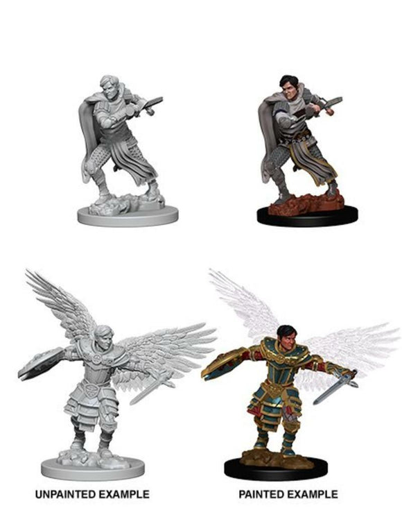 D&D - Unpainted Male Aasimar Fighter - The Gaming Verse