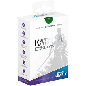 Ultimate Guard Katana Sleeves 100 - Green - The Gaming Verse