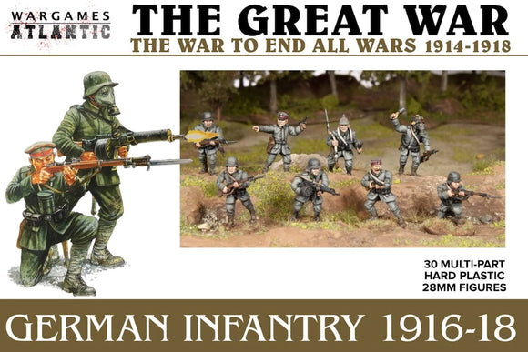 Wargames Atlantic German Infantry 1916-18 - The Gaming Verse