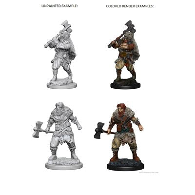 D&D Nolzurs Marvelous Unpainted Miniatures Male Human Barbarian - The Gaming Verse