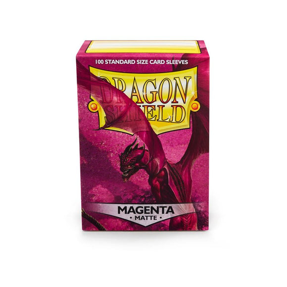 Dragon Shield Standard 100 Magenta MATTE - The Gaming Verse