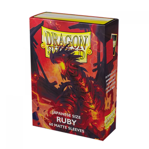 Dragon Shield - Box 60 - Dual MATTE Ruby - Japanese