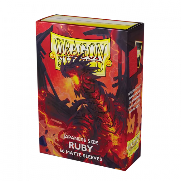 Dragon Shield - Japanese (60 sleeves) - Dual Ruby Matte