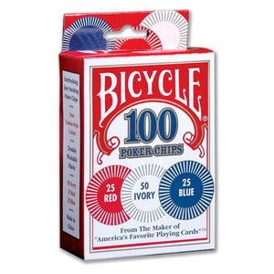Bicycle Poker Chip 100pc - The Gaming Verse