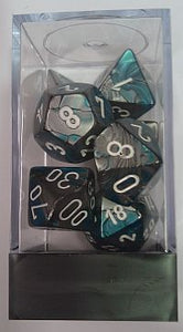 CHX 26456 Gemini Steel Teal with White (7) - The Gaming Verse