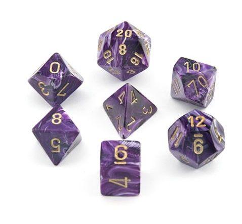 CHX 27437 Vortex PurpleGold 7-die set - The Gaming Verse
