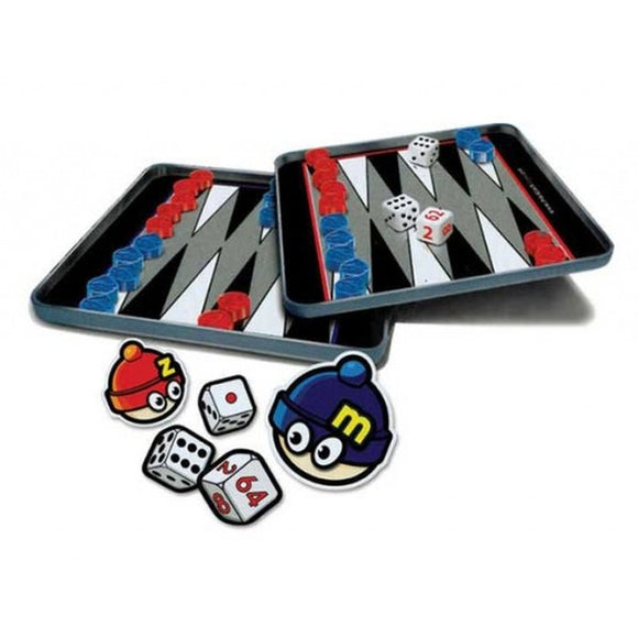 Magnetic Backgammon in Tin - The Gaming Verse