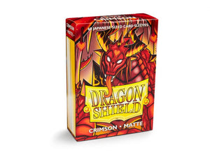 Dragon Shield 60 Crimson Matte Japanese - The Gaming Verse