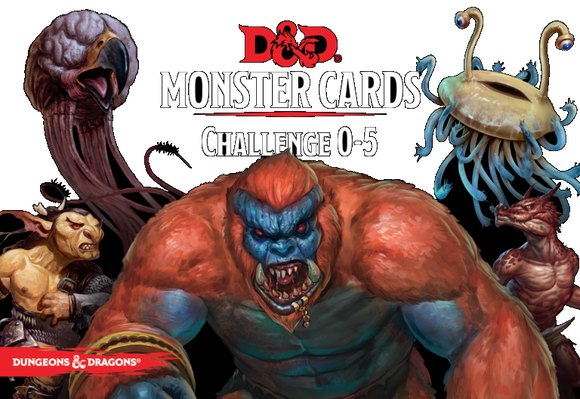 D&D - Spellbook Cards Monster Deck 0-5 - The Gaming Verse