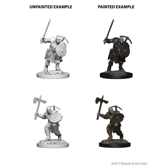 D&D - Unpainted Earth Genasi Male Fighter - The Gaming Verse