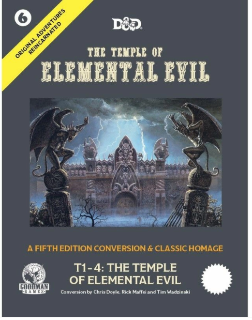 D&D Original Adventures Reincarnated 6 The Temple of Elemental Evil - The Gaming Verse