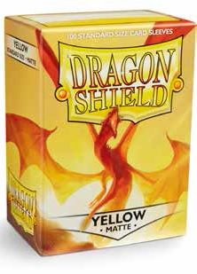 Dragon Shield Yellow Matte 100 - The Gaming Verse