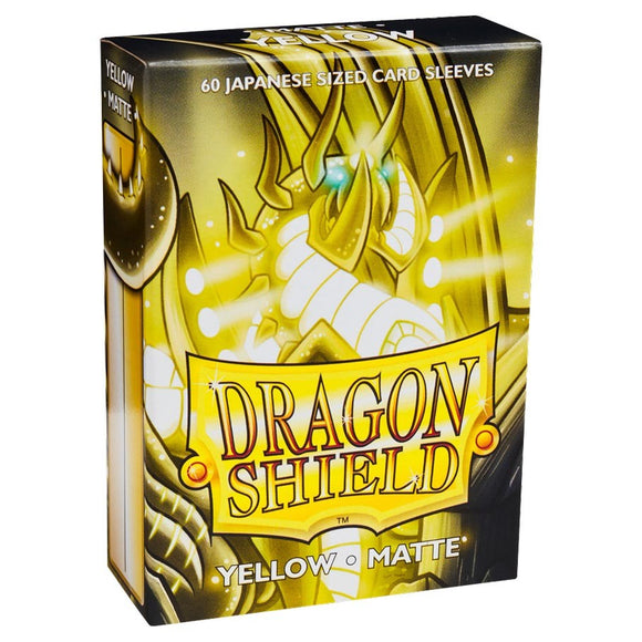 Dragon Shield Japanese 60 Yellow Matte - The Gaming Verse