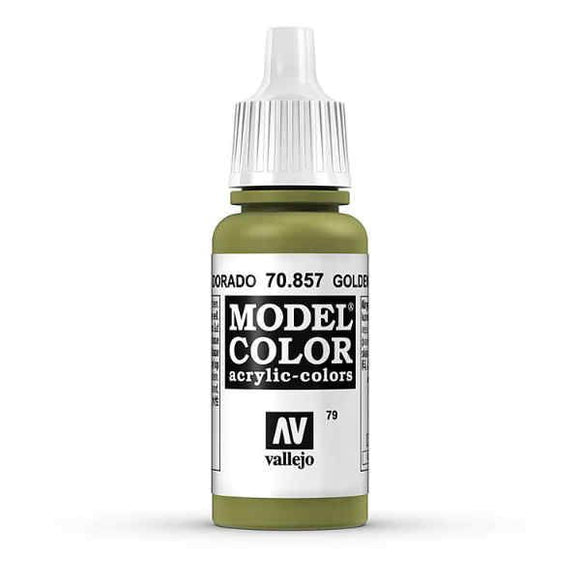Vallejo Model Colour Golden Olive 17ml - The Gaming Verse