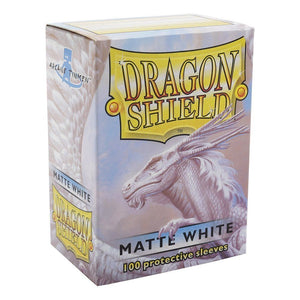 Dragon Shield 100pk White Matte - The Gaming Verse