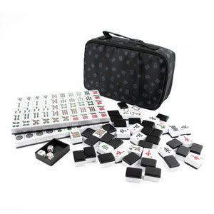 LPG Mahjong Travel Case - Classic with Black Tiles - The Gaming Verse